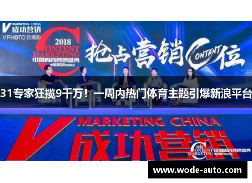 31专家狂揽9千万！一周内热门体育主题引爆新浪平台